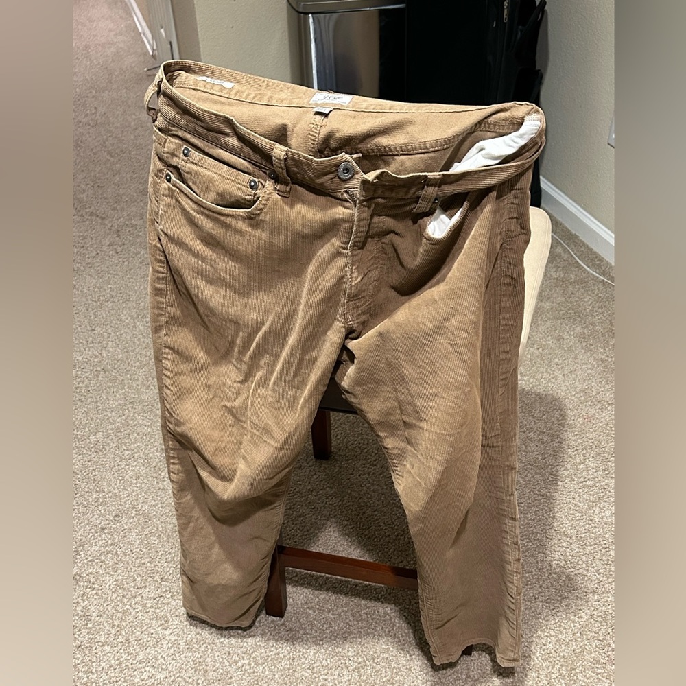 J Crew Corduroy Brown Pant 30/30
